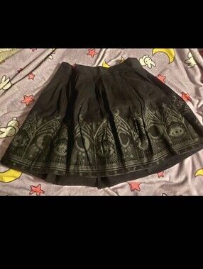 Gothic Zodiac Moon Witch Skirt Killstar Hot Topic Widow Blackcraft Dollskill